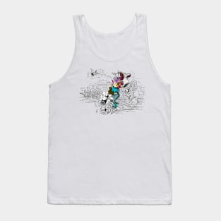 SKATING BLOODY RABBIT 09 Tank Top